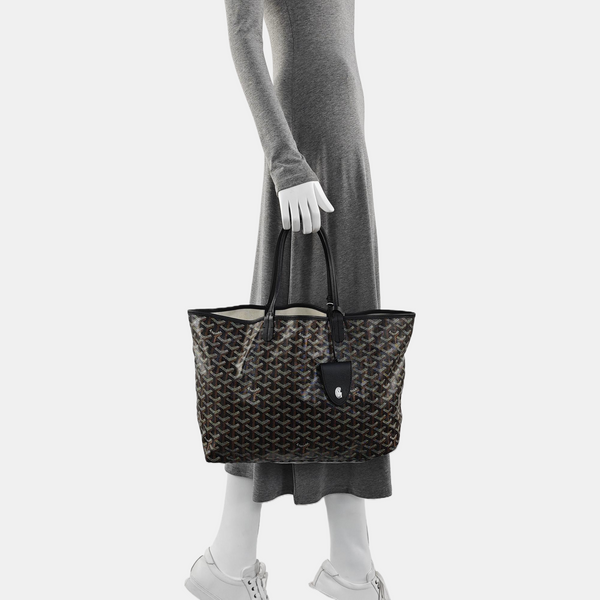 Saint Louis PM Coated Canvas Black