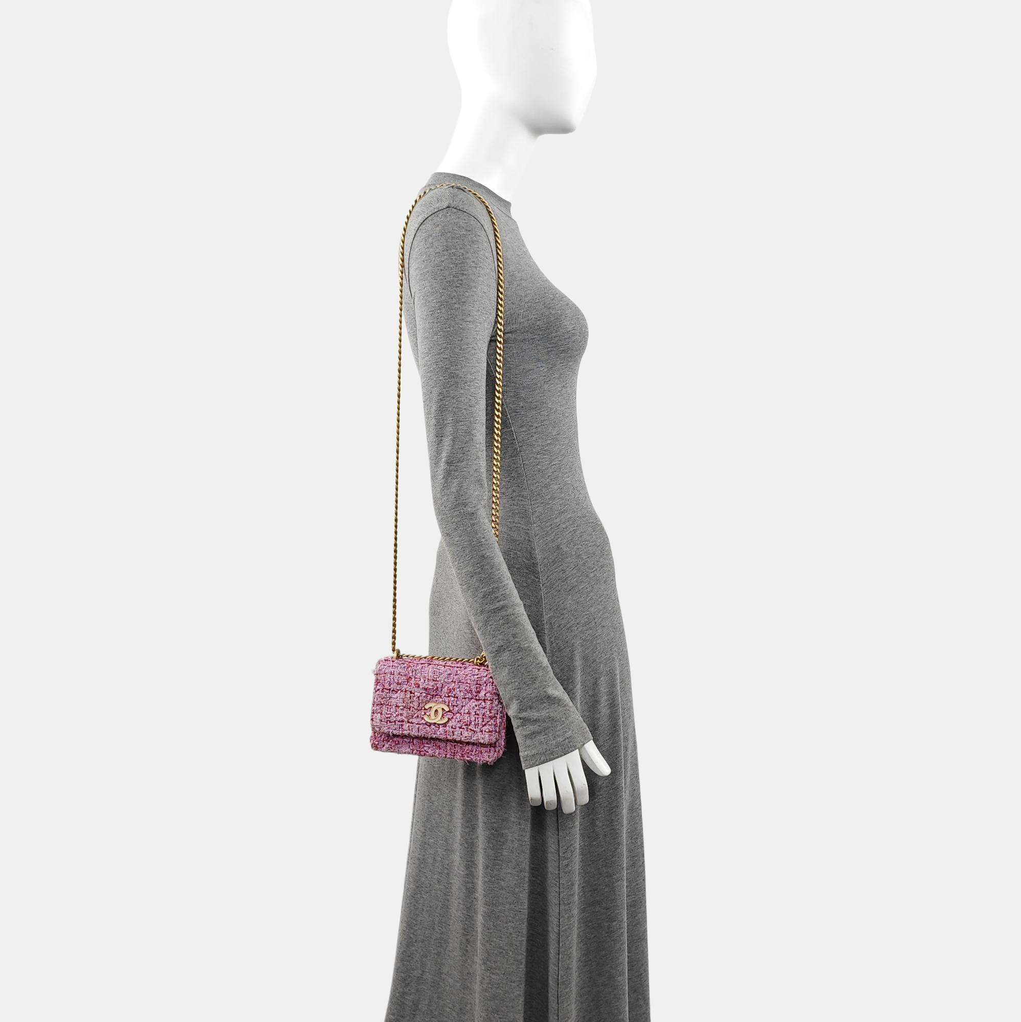Felt Shoulder Bag Pink