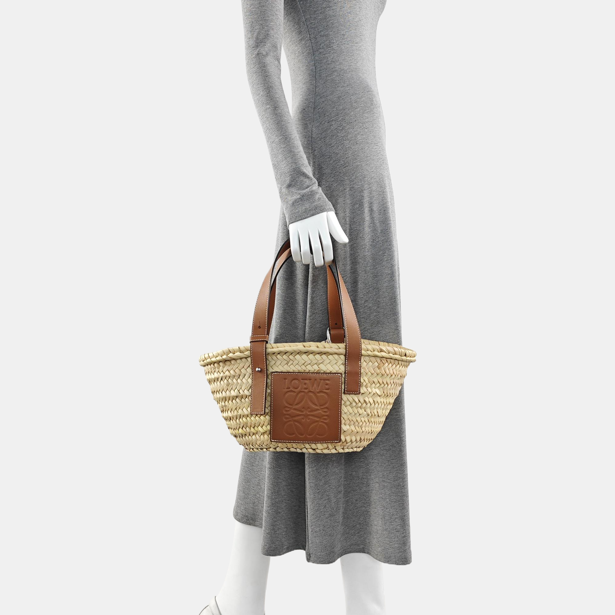 Basket Small Straw Beige