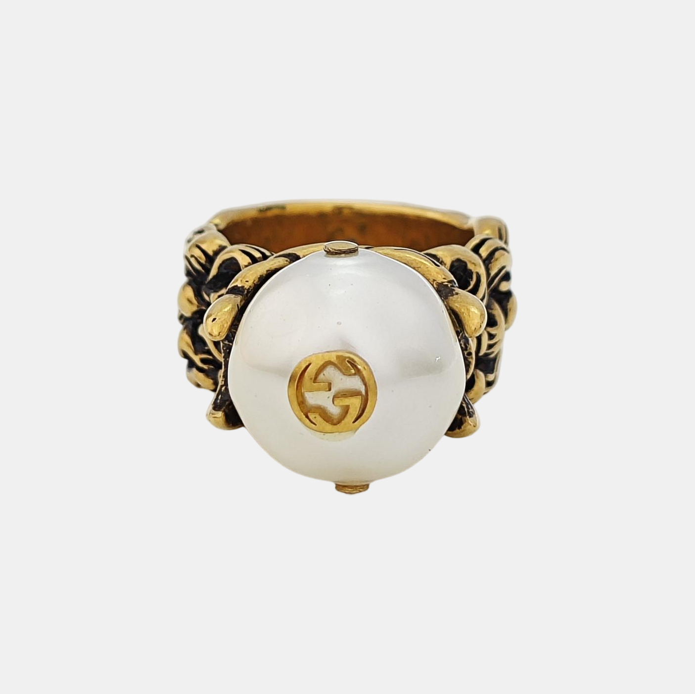 Metal Gold Ring HK 12