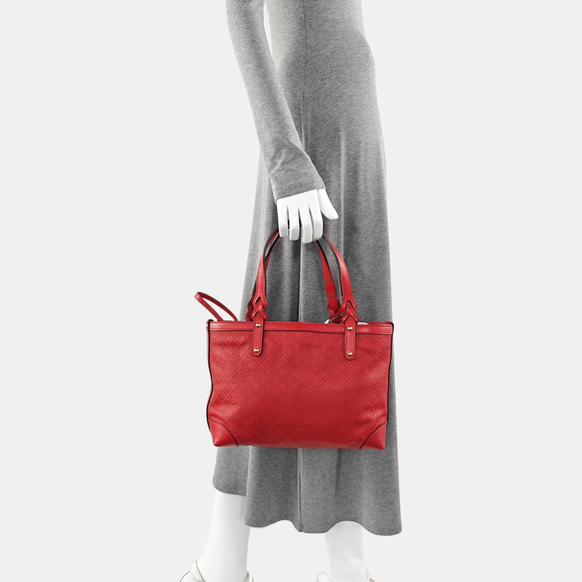 Calfskin Tote Bag Red