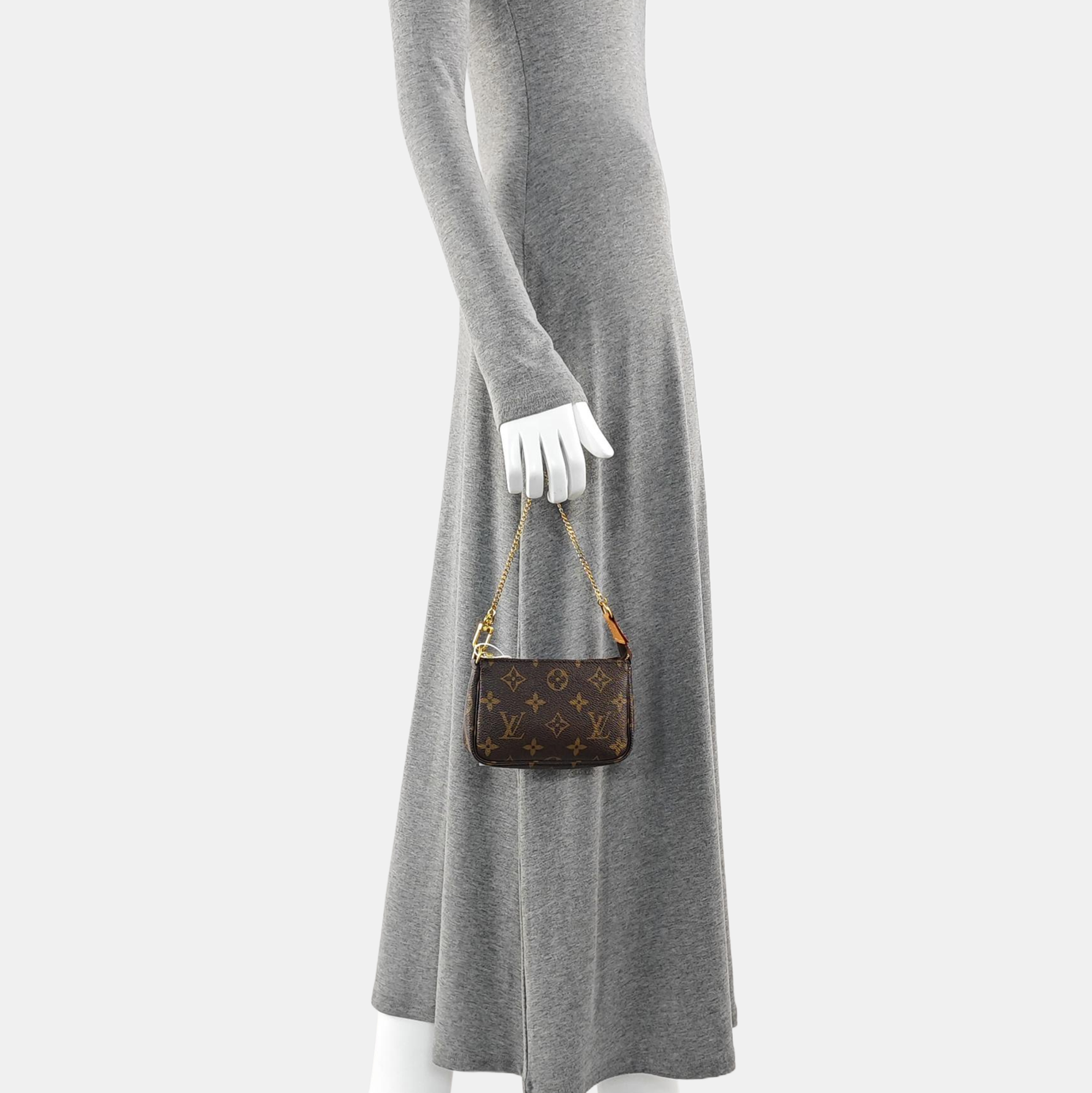 ACCESSOIRES Mini Monogram Coated Canvas Brown