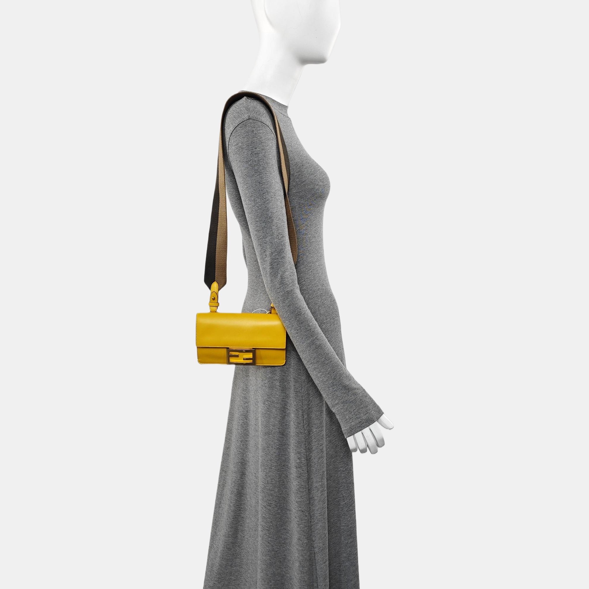 Baguette Mini Calfskin Yellow