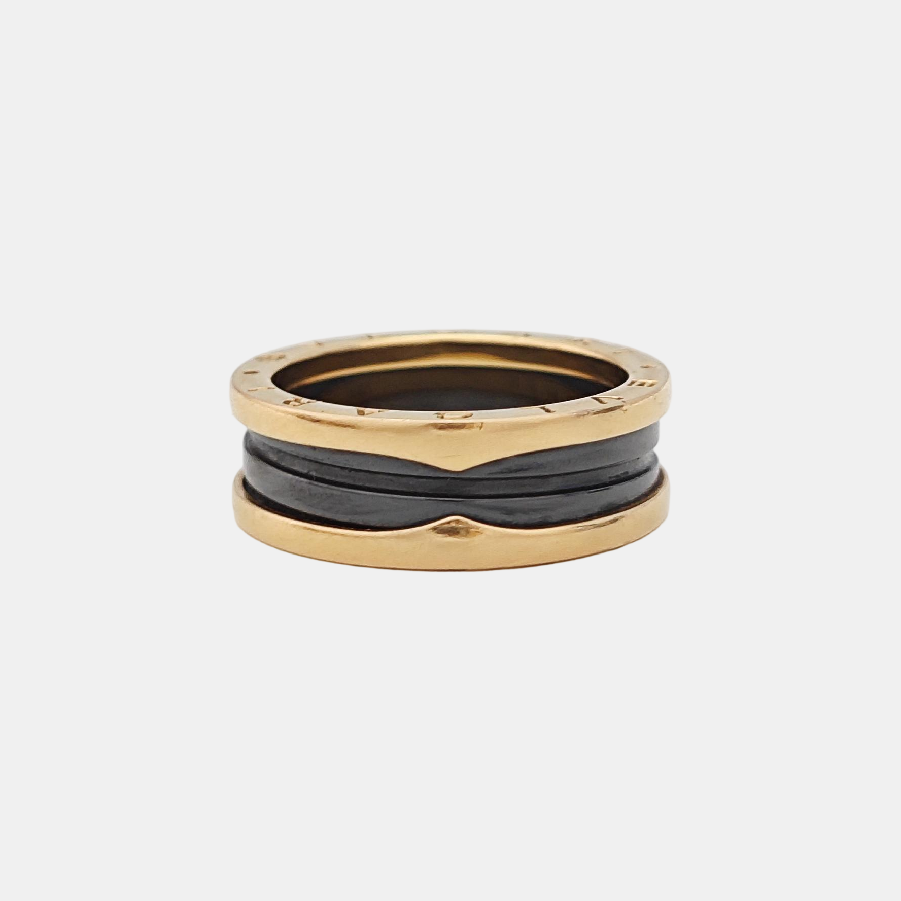 B.ZERO1 18k Rose Gold Ring EU 64