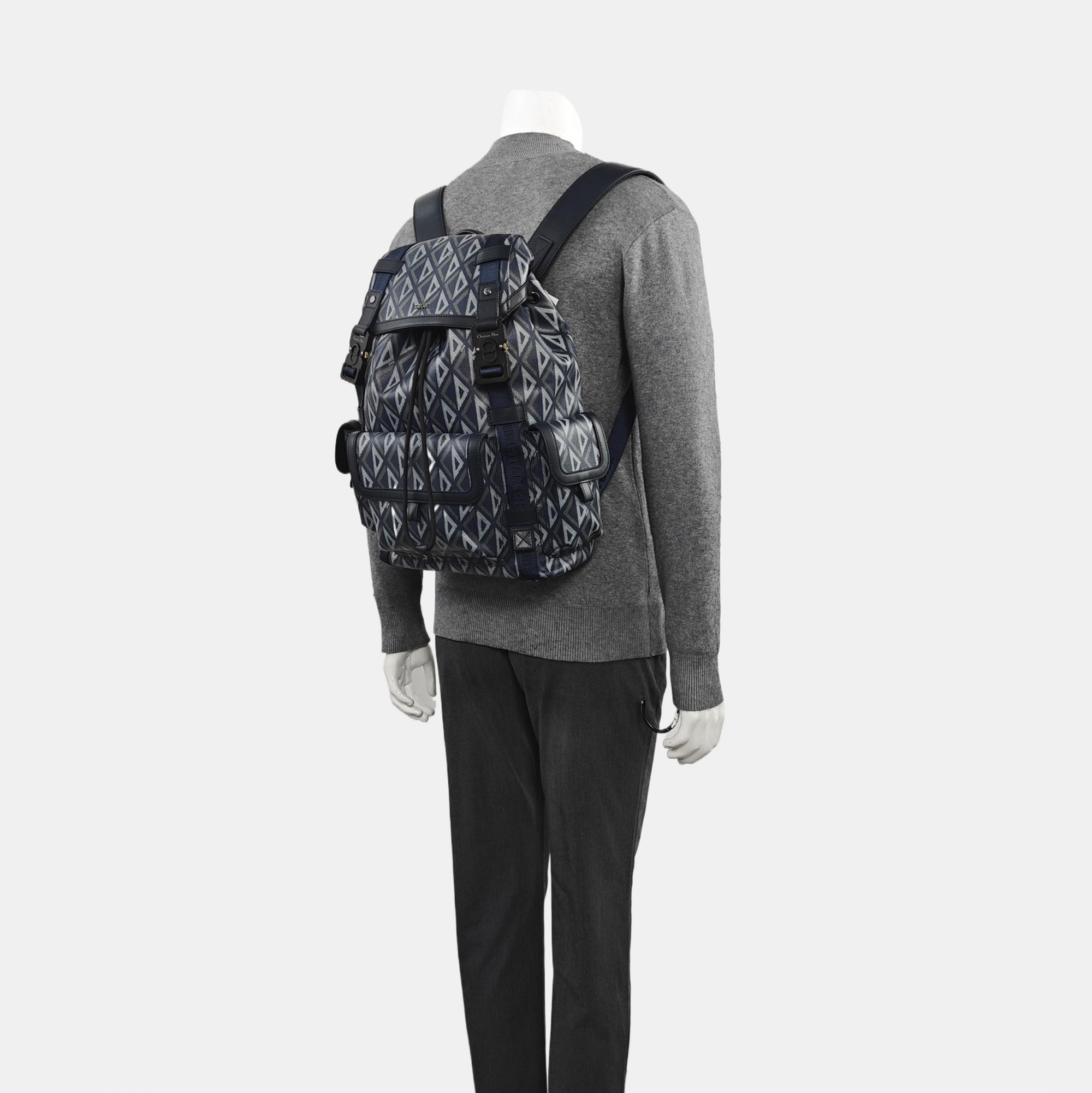 Hit The Road Coated Canvas Blue