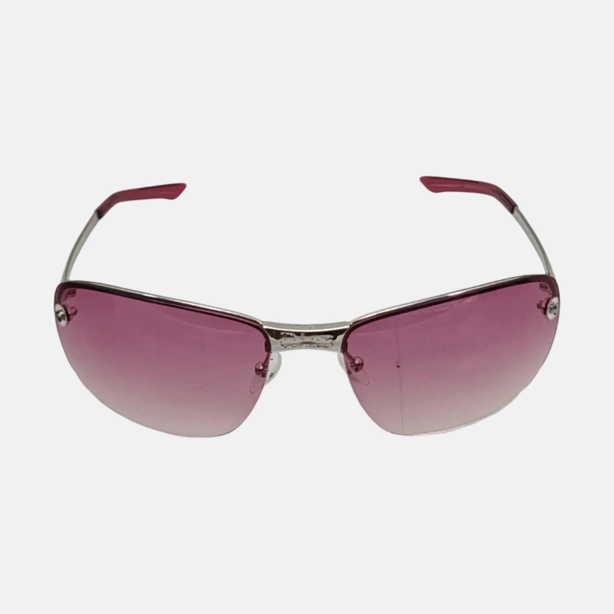 Metal Sunglasses Red