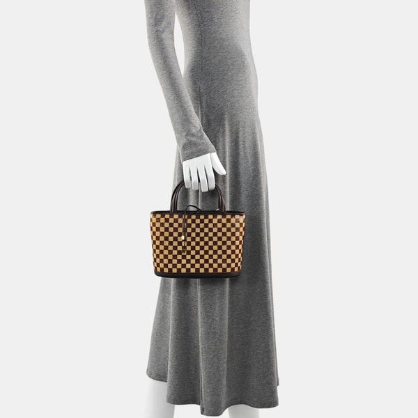 IMPALA Damier Ebene Horsehair Brown
