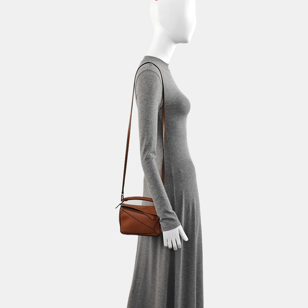 Puzzle Mini Calfskin Brown