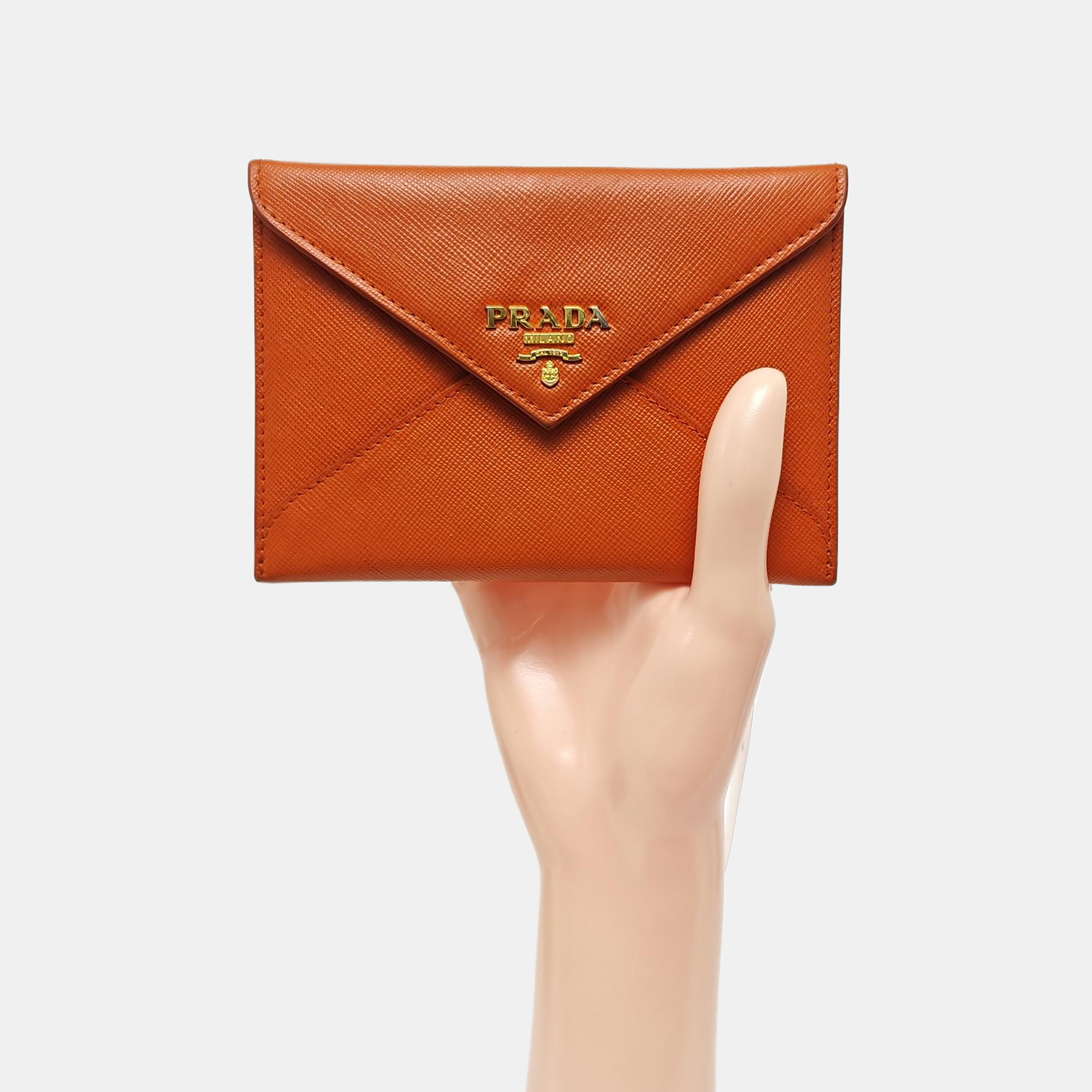 Calfskin Wallet Orange