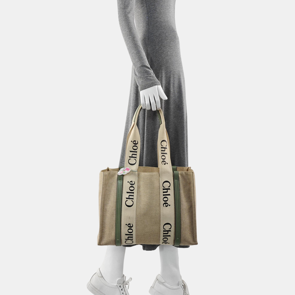 Woody Medium Canvas White