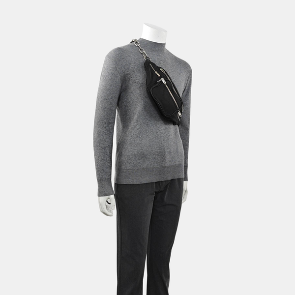 Fabric Belt Bag Black