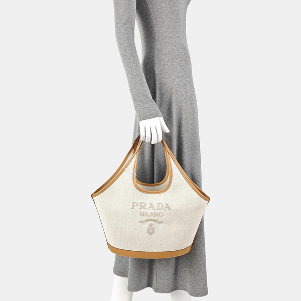 Linen Tote Bag Beige