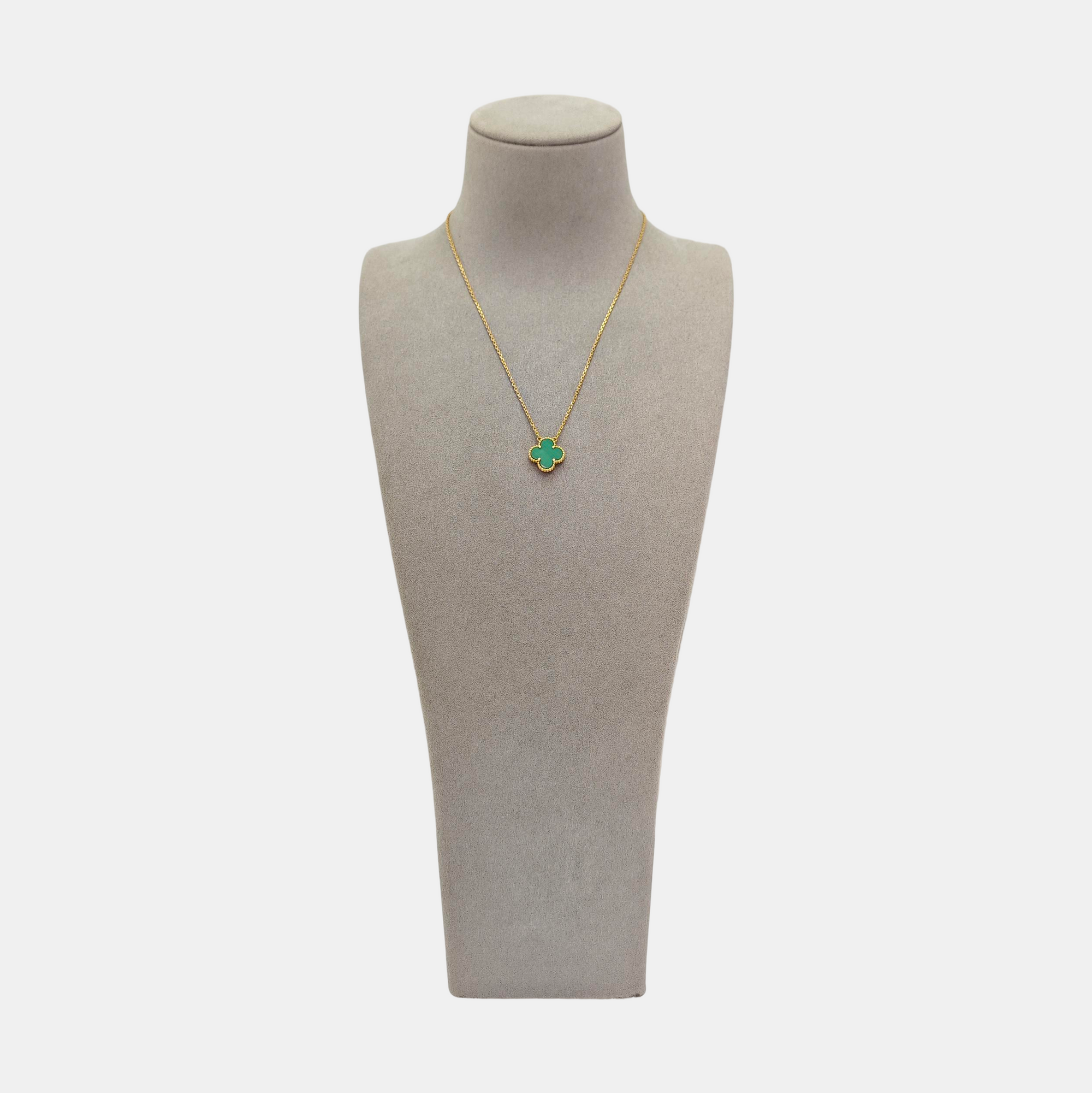 Vintage Alhambra 18k Gold Necklace