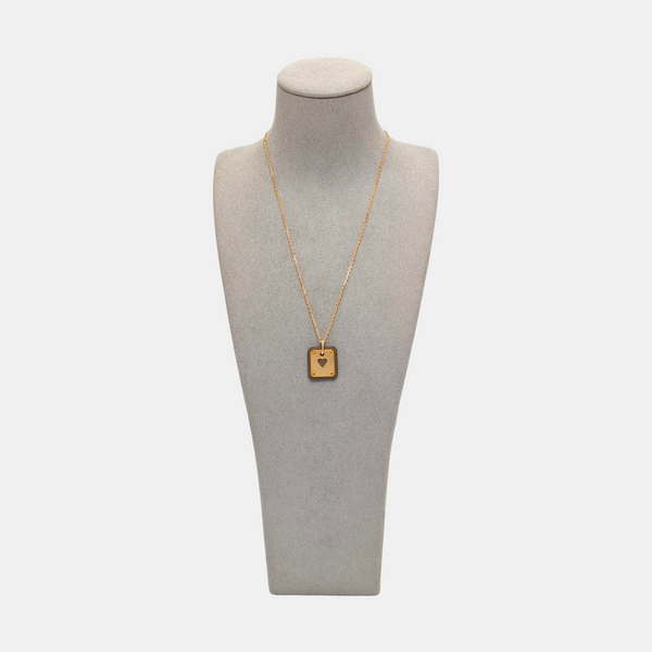 As De Coeur Metal Rose Gold Necklace