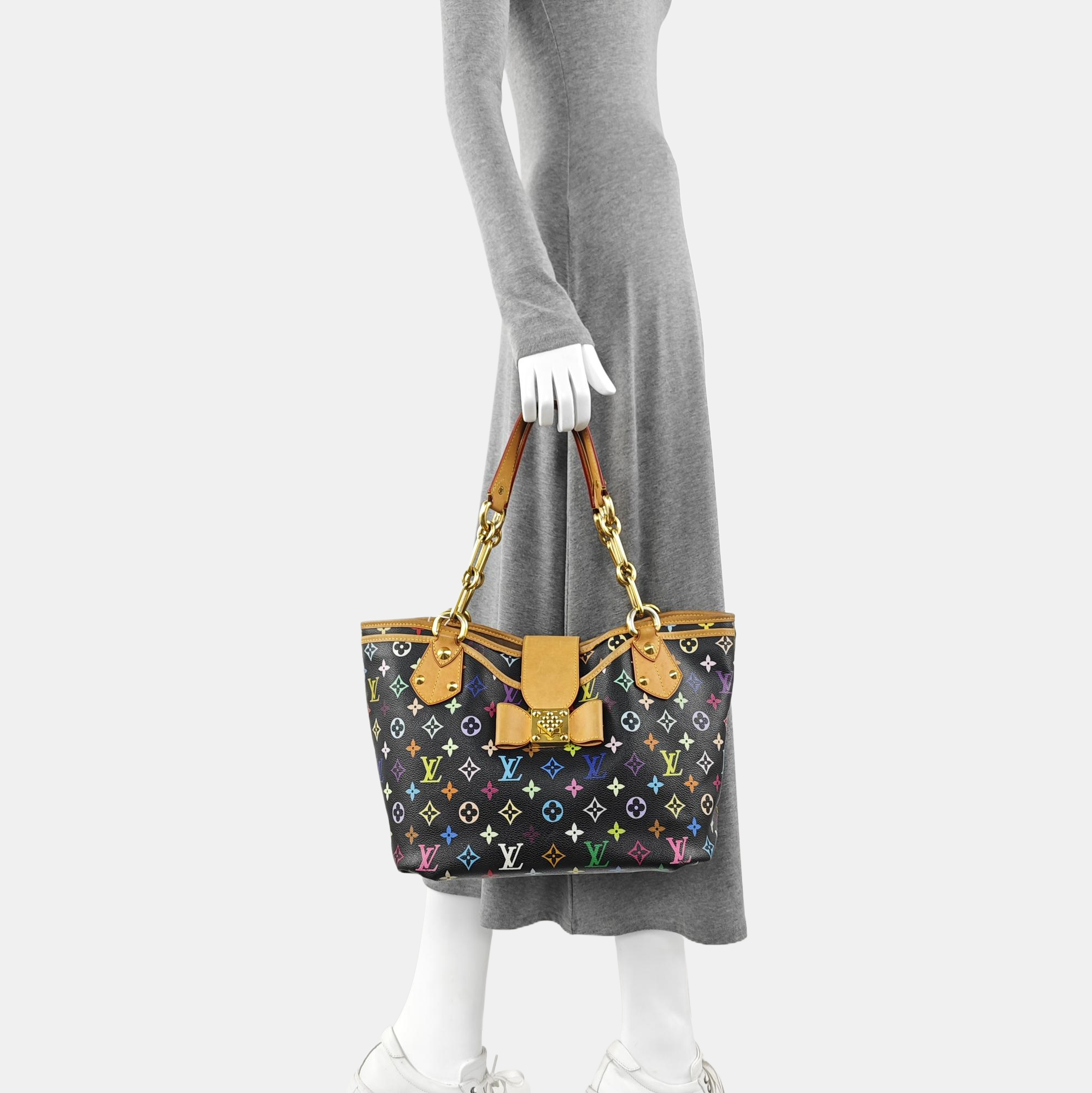 LV × TM ANNIE GM Monogram Coated Canvas Black