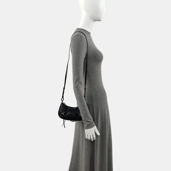 Le Cagole Mini Lambskin Black