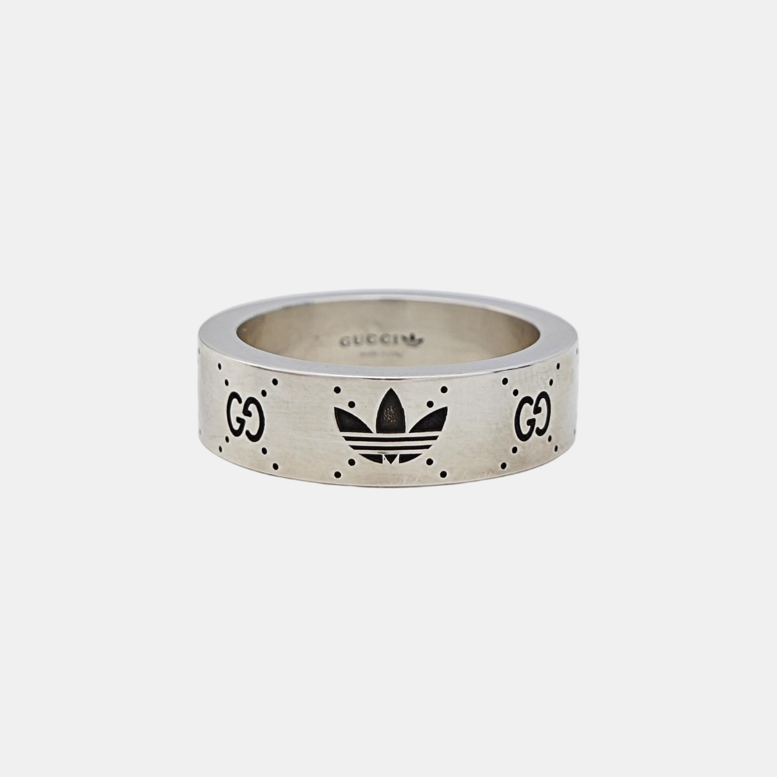 Adidas X Gucci 925 Sterling Silver Ring HK 13