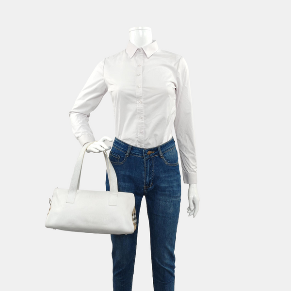Leather Medium White