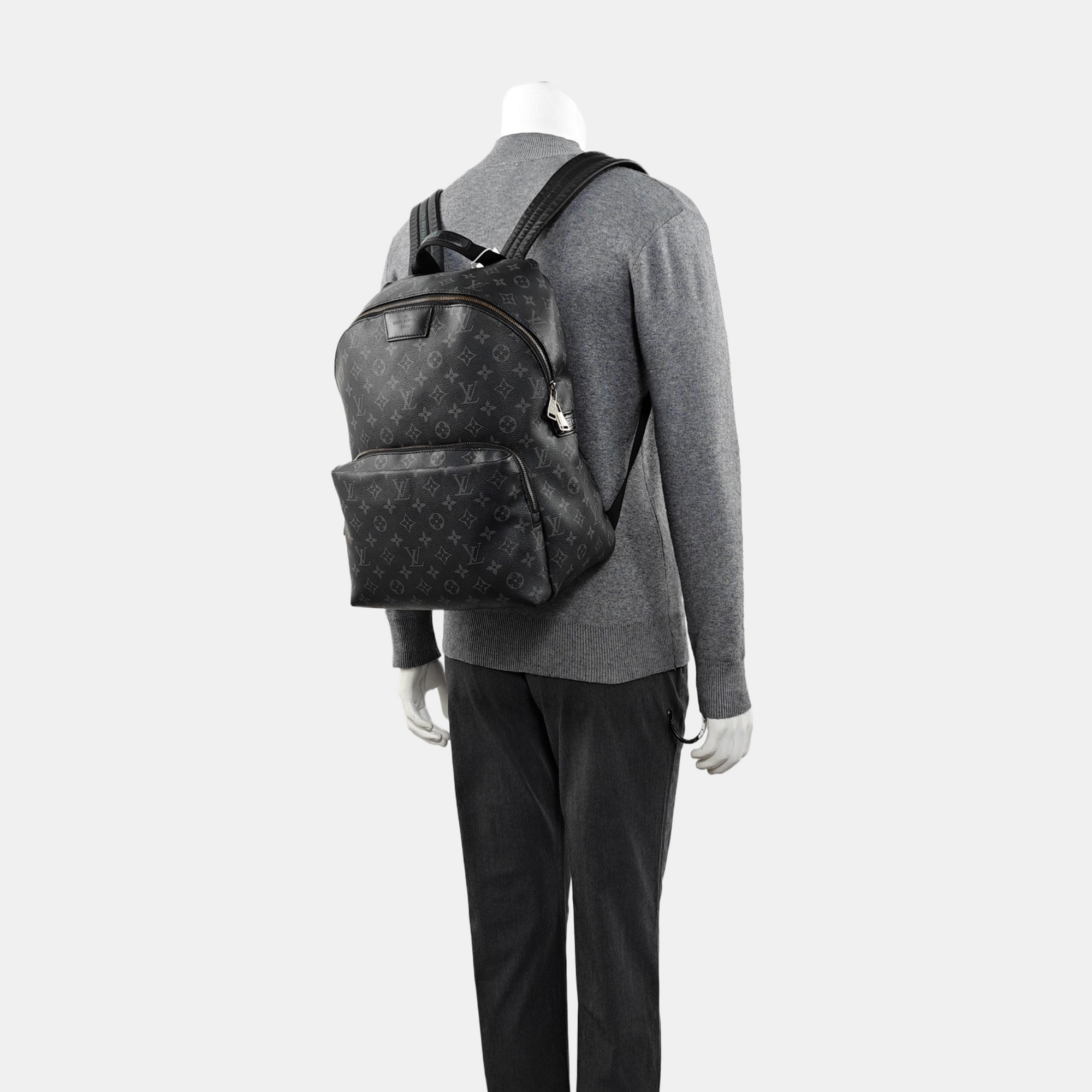 DISCOVERY Monogram Coated Canvas Gray