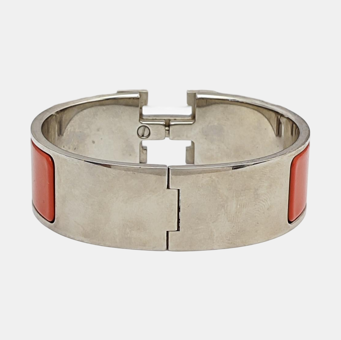 Clic Clac H Metal Orange Bangle