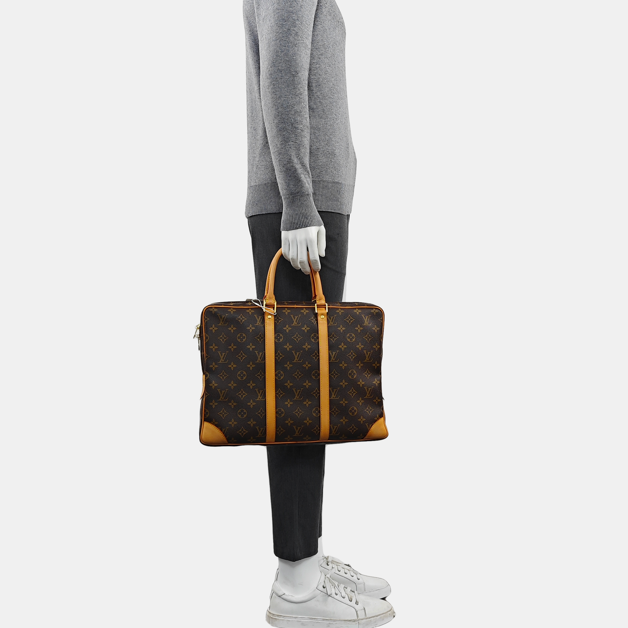 PORTE-DOCUMENTS PM Monogram Coated Canvas Brown