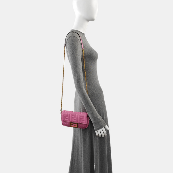 Baguette Mini Lambskin Red