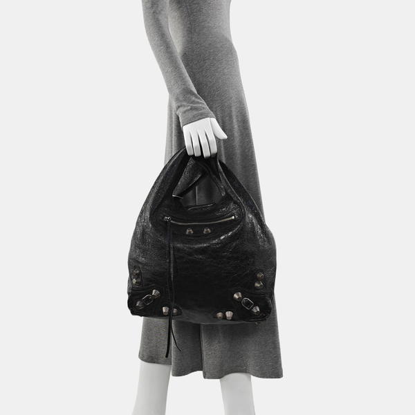 Le Cagole Lambskin Black