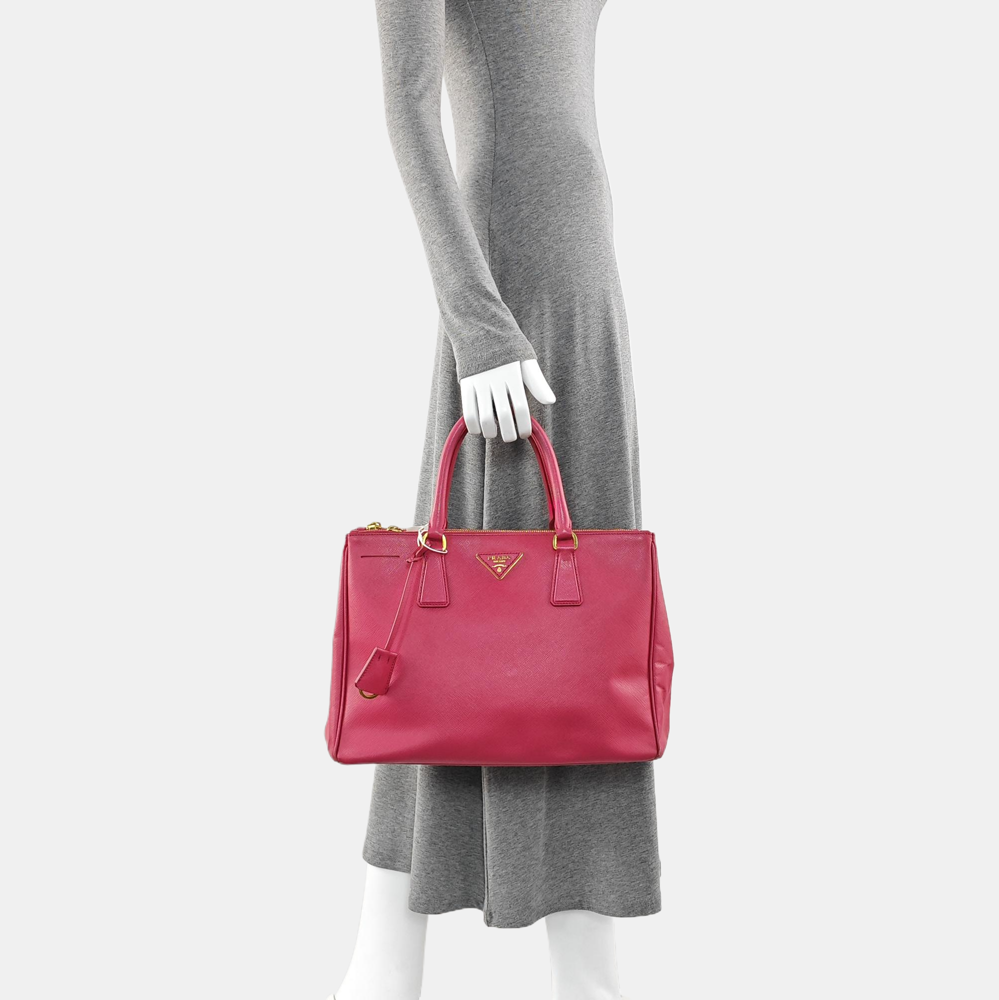 Galleria Large Calfskin Red