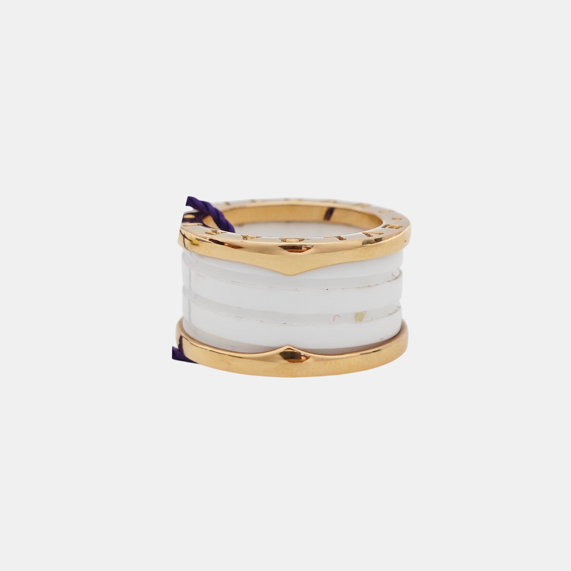 B.ZERO1 18k Rose Gold Ring EU 51