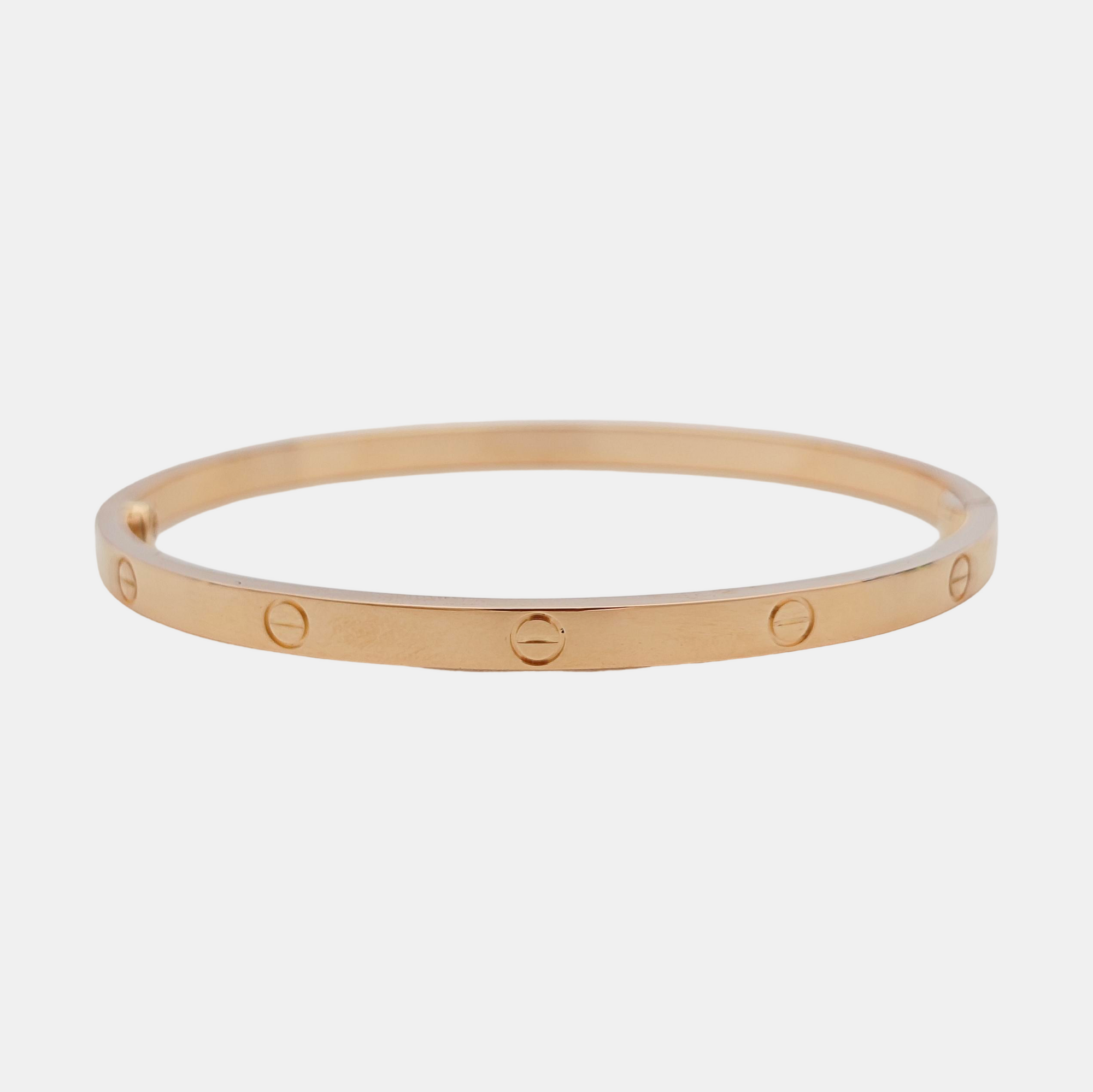LOVE 18k Rose Gold Bangle