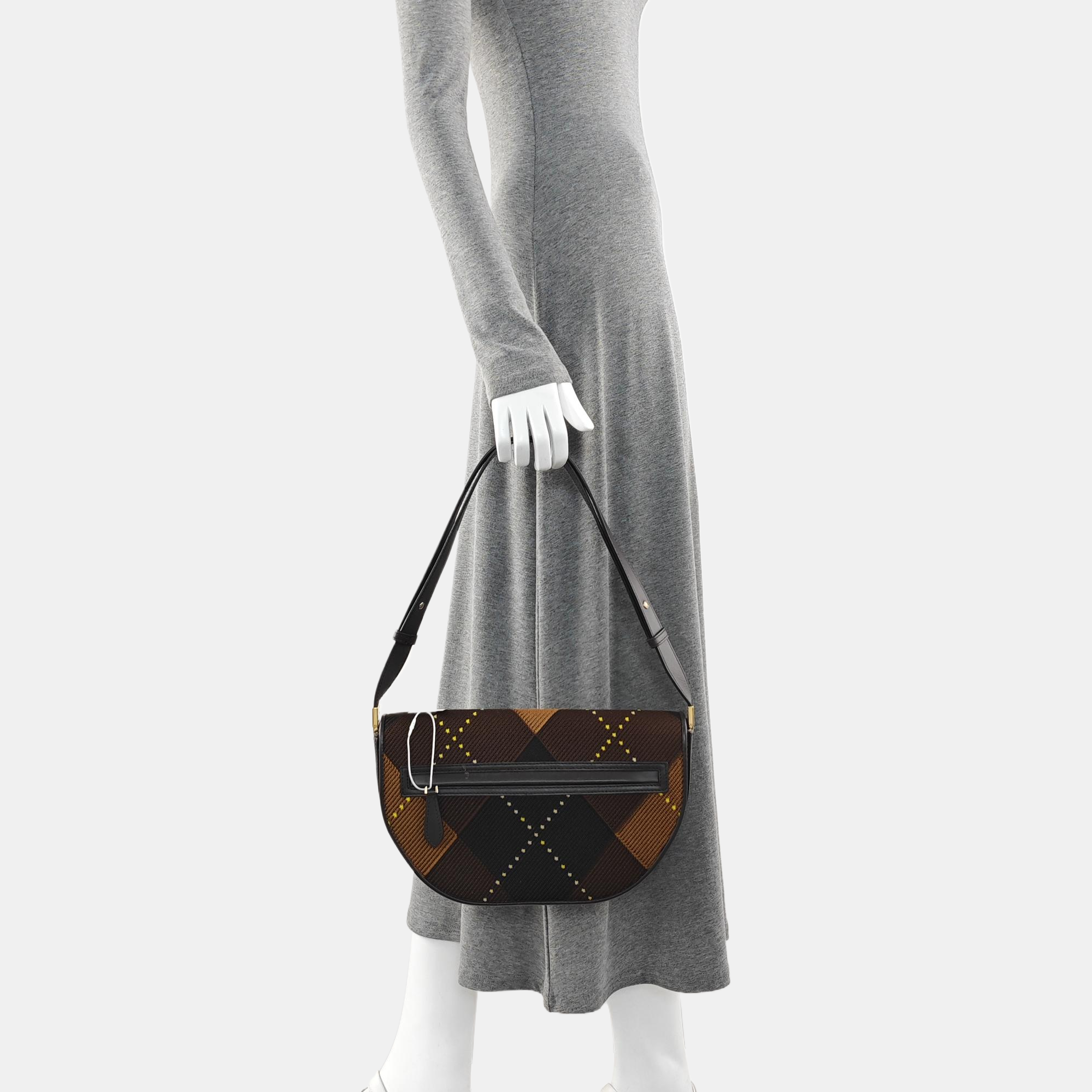 Olympia Medium Fabric Brown