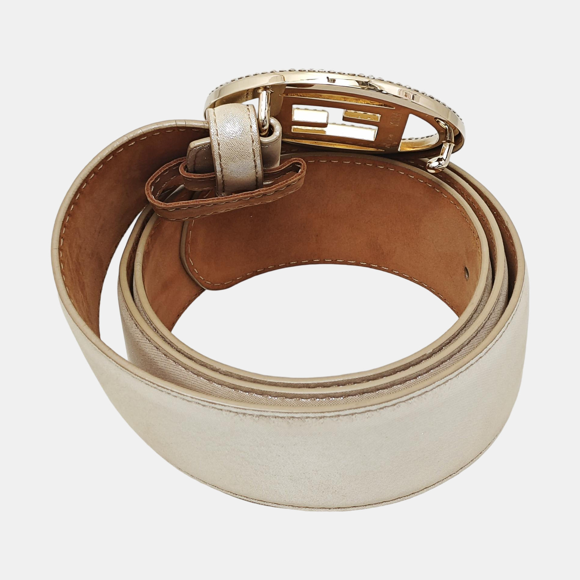 Leather Belt White