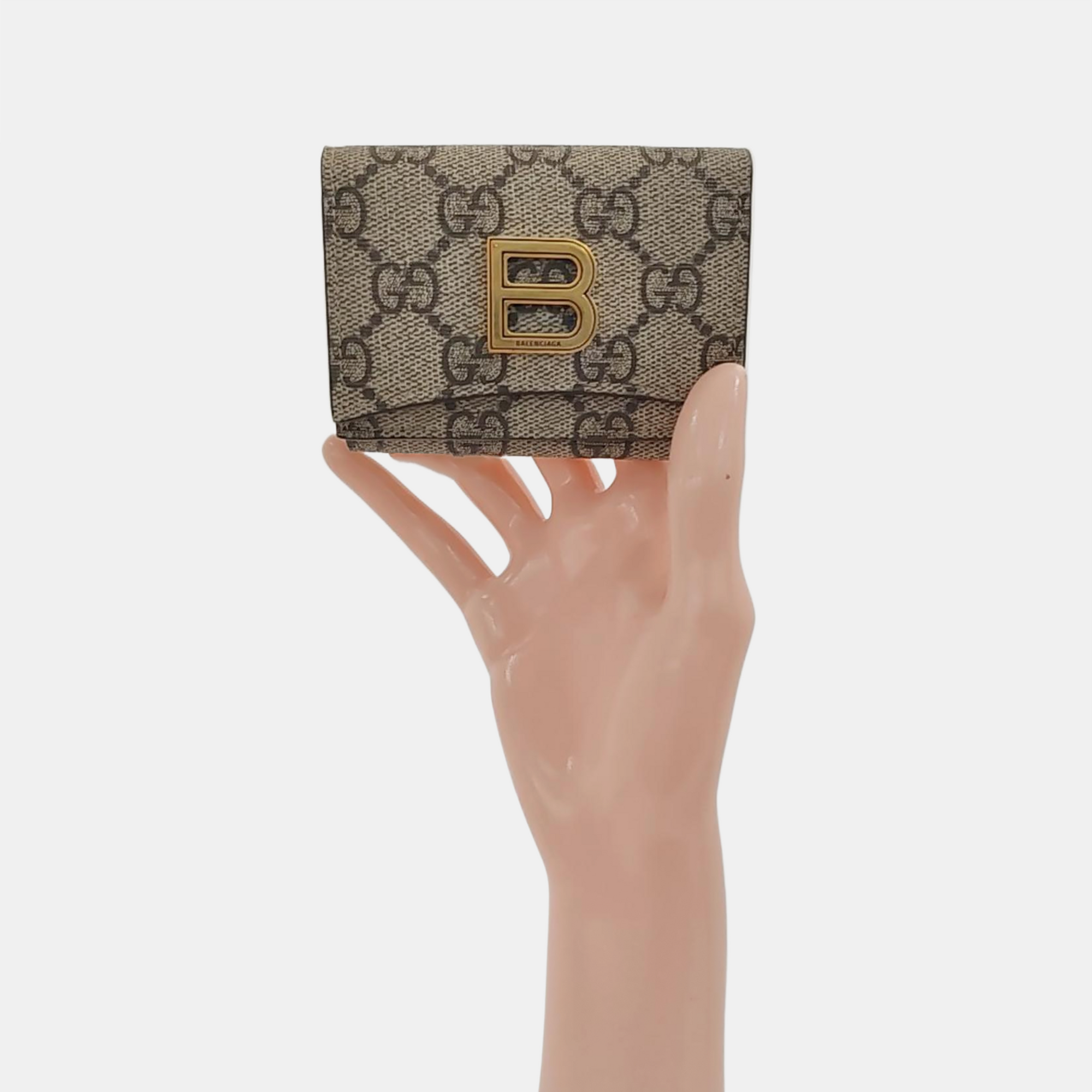 The Hacker Project Monogram Coated Canvas Beige