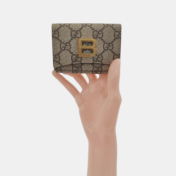 The Hacker Project Monogram Coated Canvas Beige