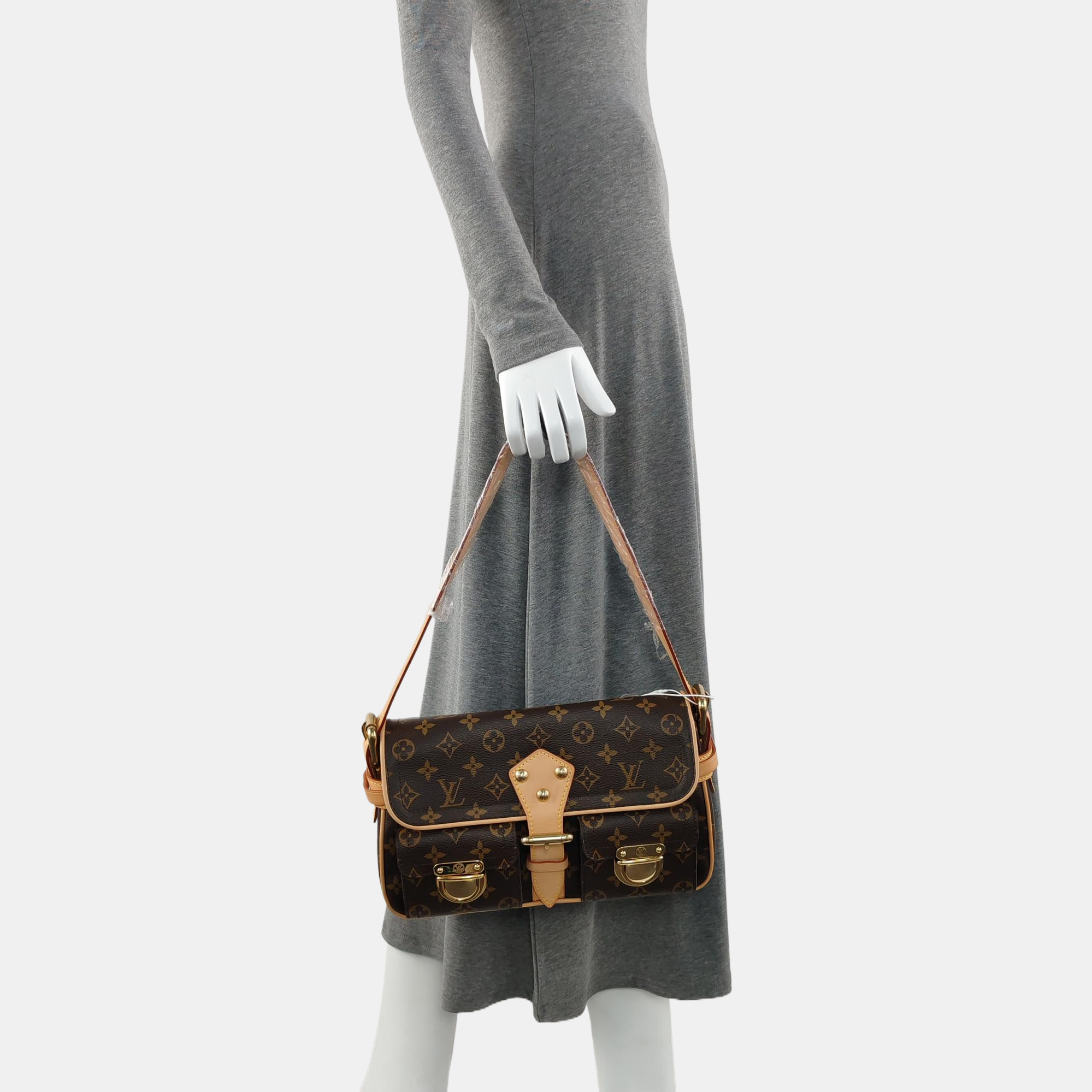 HUDSON PM Monogram Coated Canvas Brown