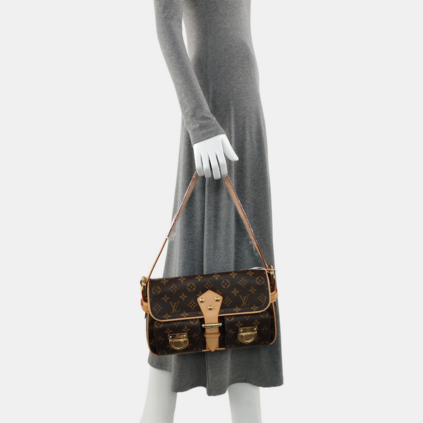 HUDSON PM Monogram Coated Canvas Brown