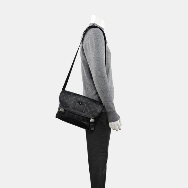 VOYAGER PM Monogram Coated Canvas Black
