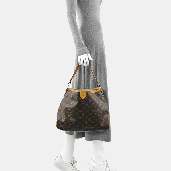 DELIGHTFUL Monogram Coated Canvas Brown