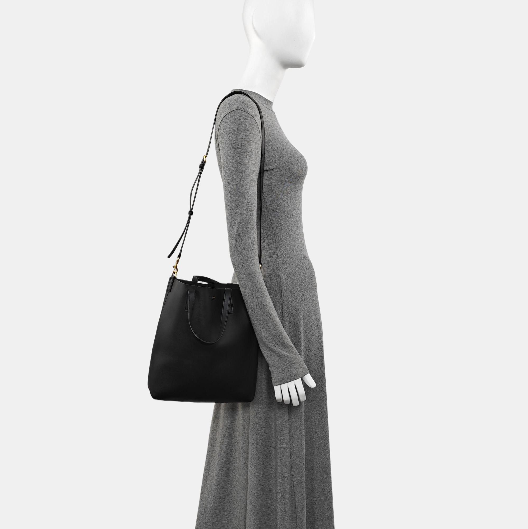 SHOPPING Calfskin Black