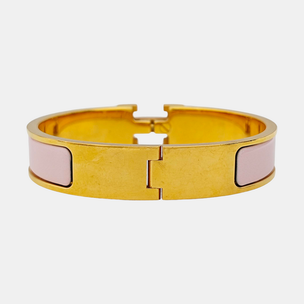 Clic H Metal Gold Bangle