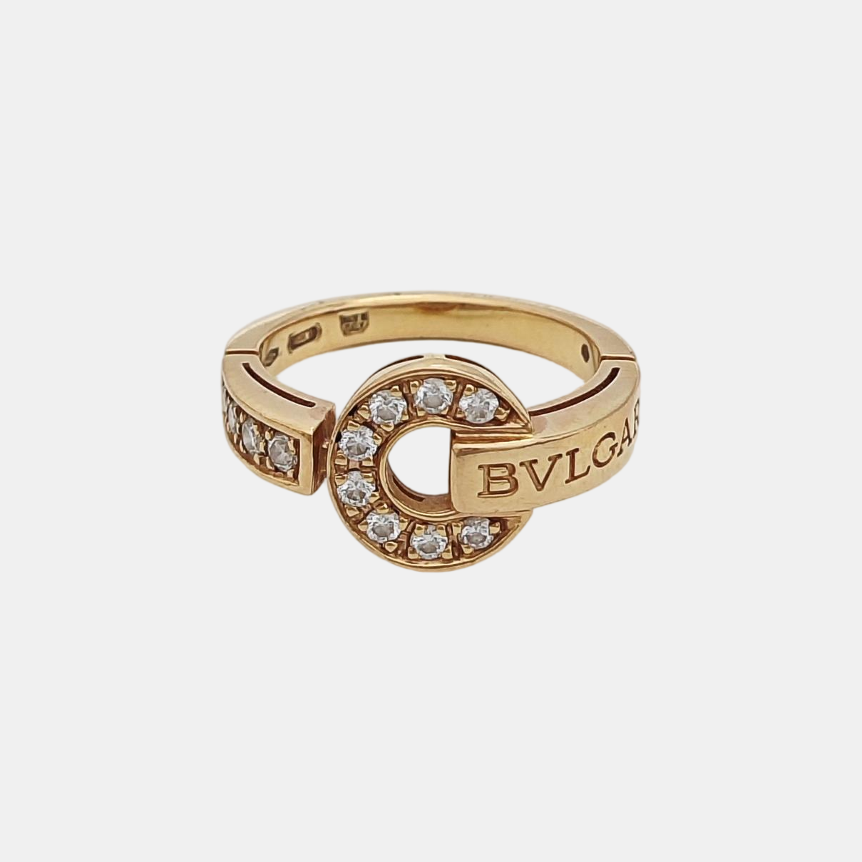 BVLGARI BVLGARI 18k Rose Gold Ring EU 50