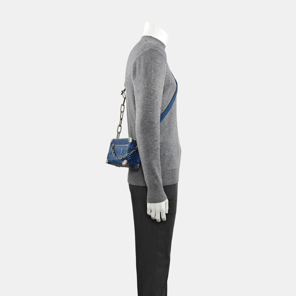 SOFT TRUNK Mini Monogram Calfskin Blue