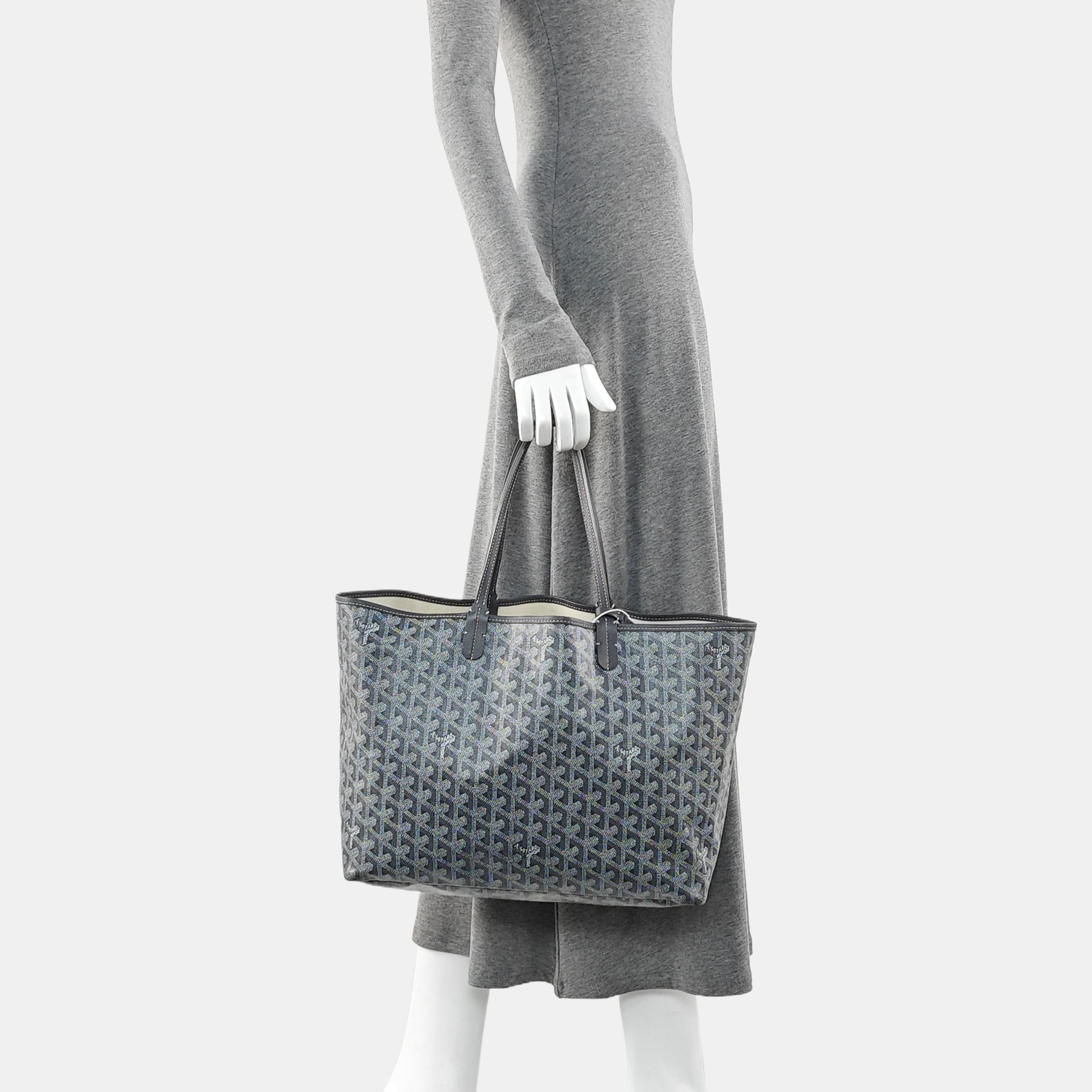 Saint Louis PM Coated Canvas Gray