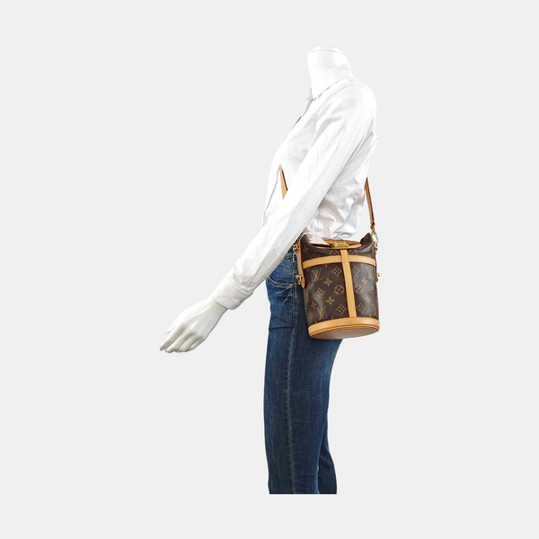 DUFFLE Monogram Coated Canvas Brown
