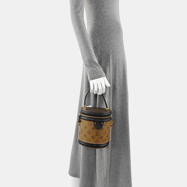 CANNES PM Monogram Coated Canvas Brown