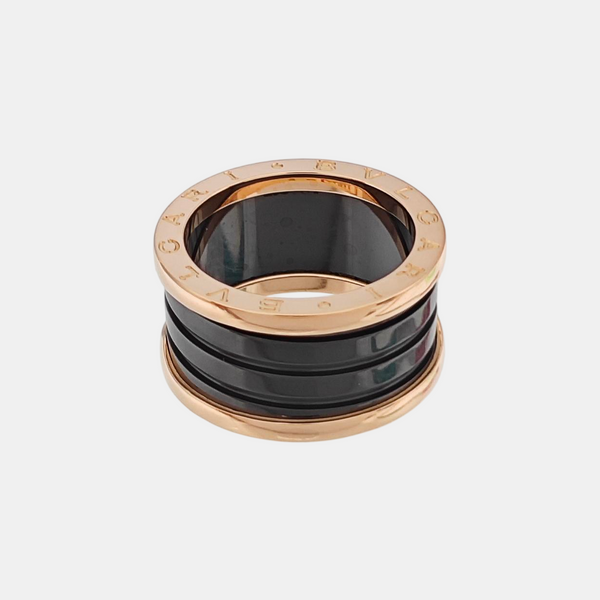 B.ZERO1 18k Rose Gold Ring EU 56