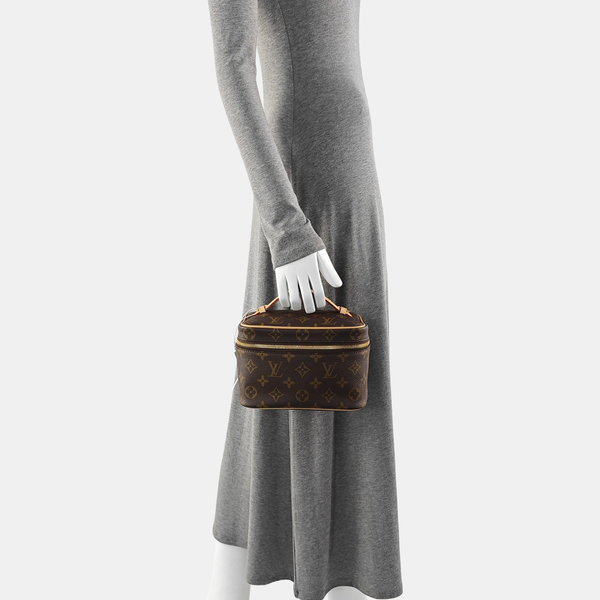 NICE Mini Monogram Coated Canvas Brown