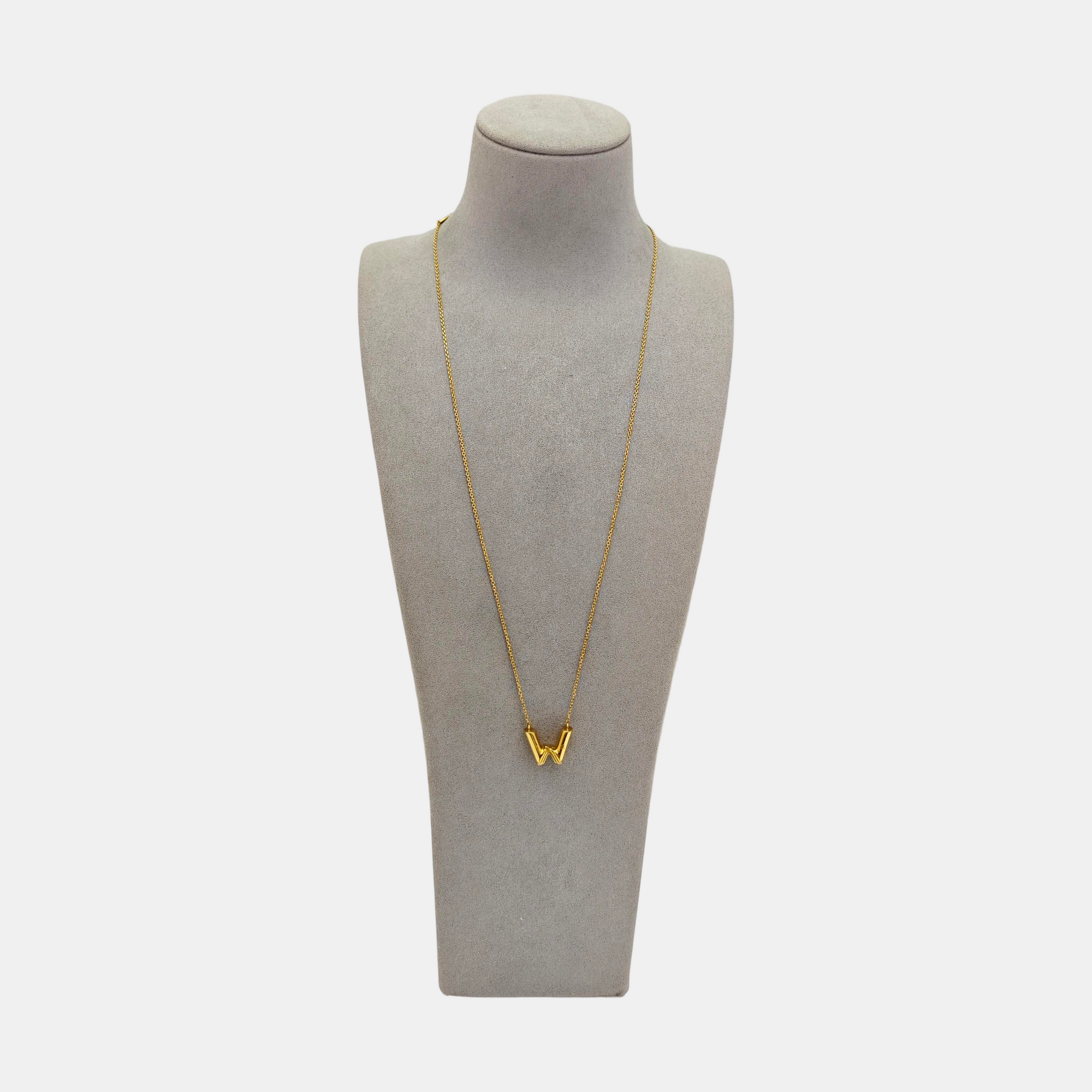 LV &amp; ME Brass Gold Necklace