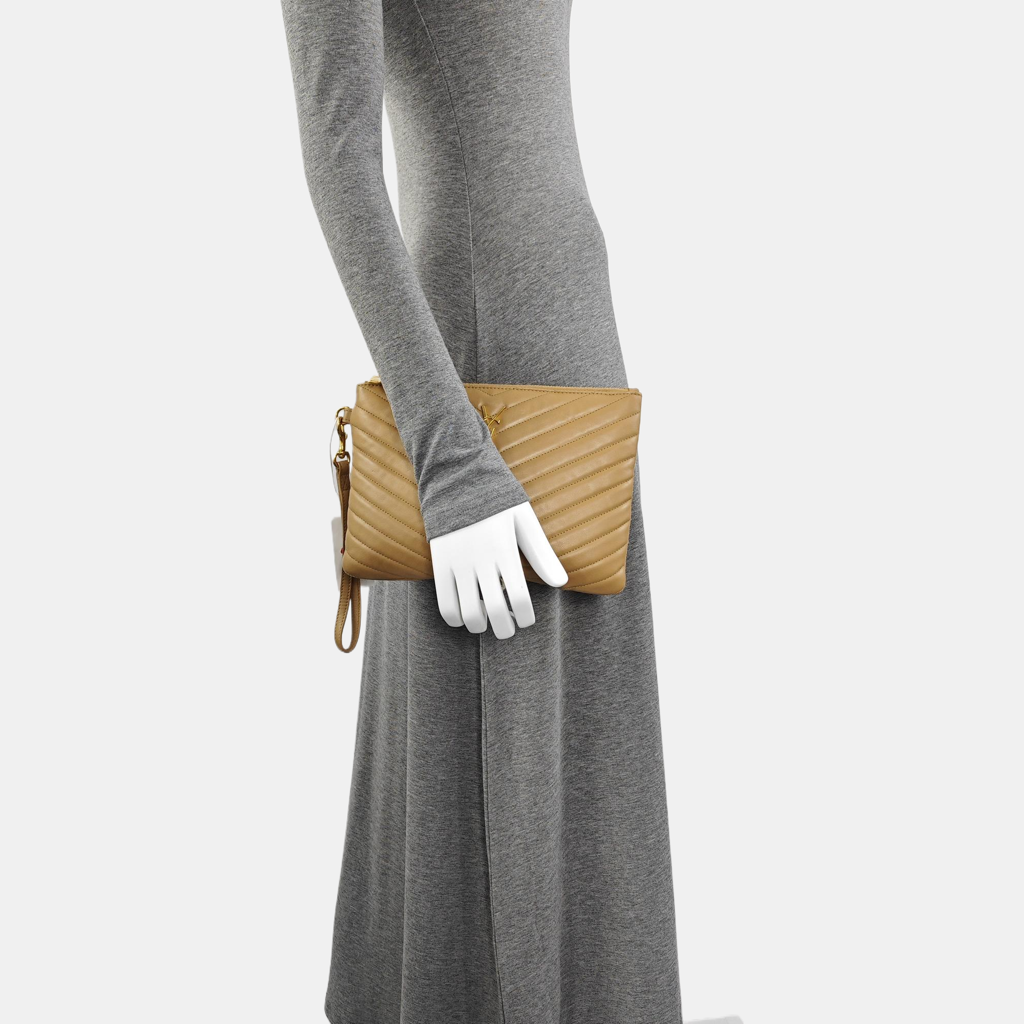 MONOGRAM Quilted Calfskin Brown
