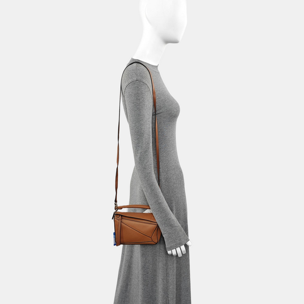 Puzzle Mini Calfskin Brown